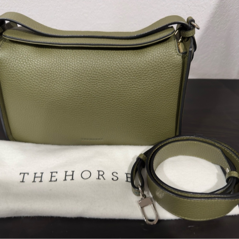 The Horse Olive Green Crossbody Bag